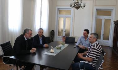 PAPALEO FUE RECIBIDO POR EL MINISTRO DE SEGURIDAD DE SANTA FE