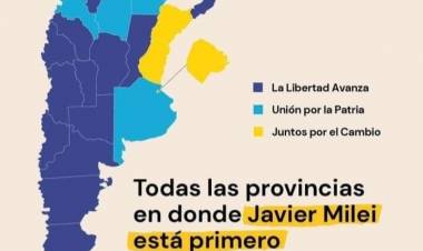 Javier Milei ganó en 16 provincias: cómo quedó el mapa de la Argentina tras las PASO 2023
