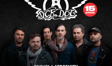 El tributo a Aerosmith, Sick Dog, festeja sus 15 años en Tribus