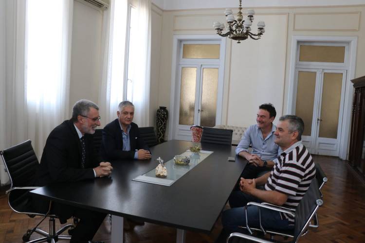 PAPALEO FUE RECIBIDO POR EL MINISTRO DE SEGURIDAD DE SANTA FE