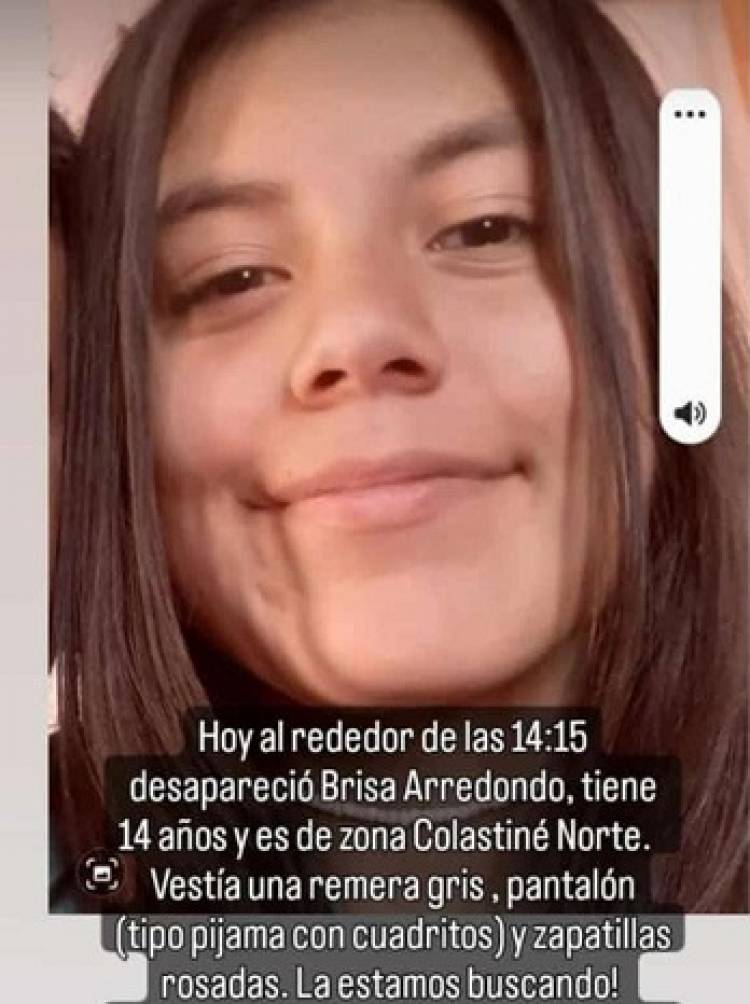 Buscan a una chica de 14 años que falta de su hogar en Santa Fe desde el lunes.