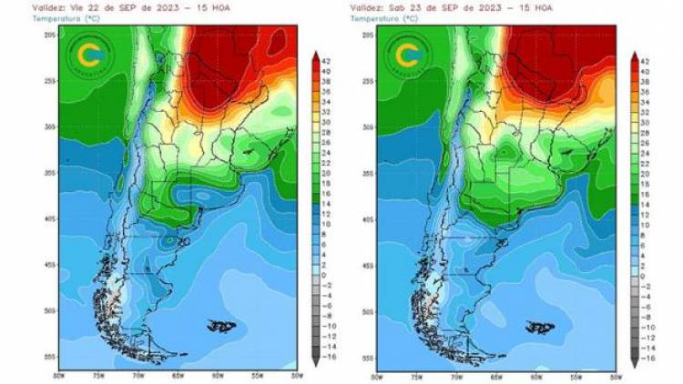 Alerta por altas temperaturas: en algunas provincias superarían los 40 grados
