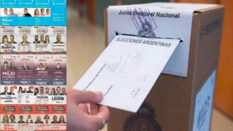Elecciones 2023: las cinco boletas que estarán este domingo en el cuarto oscuro.
