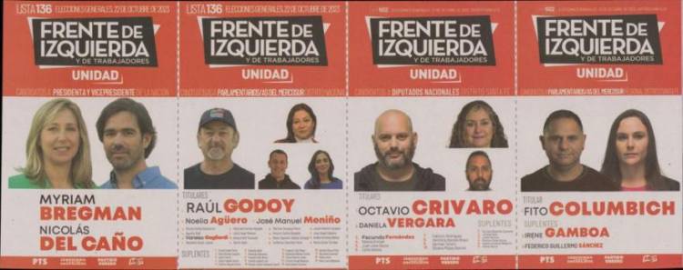 Elecciones 2023: las cinco boletas que estarán este domingo en el cuarto oscuro.