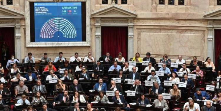 Ley Ómnibus: votación dividida de las y los representantes santafesinos